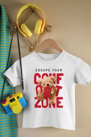 T-shirt Col Rond Fille - Bear Confort Z