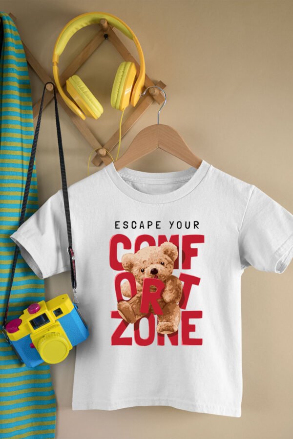 T-shirt Col Rond Fille - Bear Confort Z