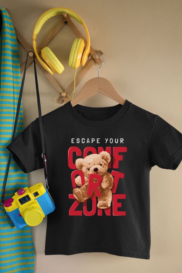 T-shirt Col Rond Fille - Bear Confort Z