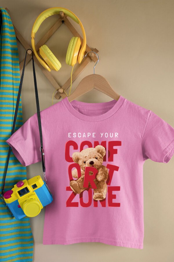 T-shirt Col Rond Fille - Bear Confort Z