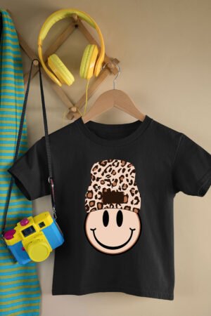 T-shirt Col Rond Fille - beanie Sheetah