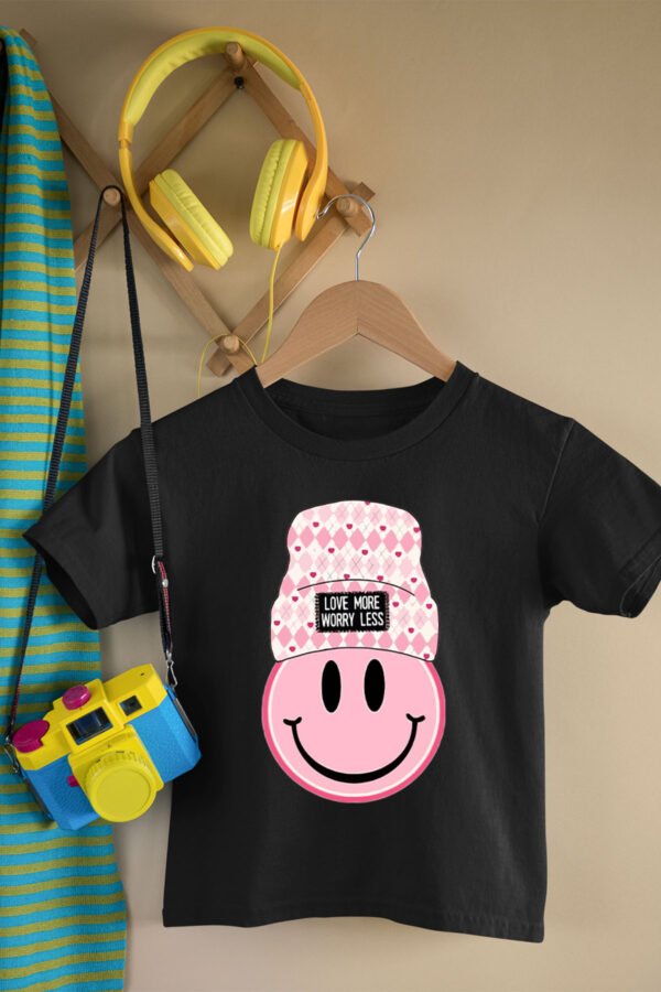 T-shirt Col Rond Fille - Beanie pink