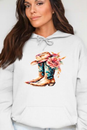 Western boots - Sweat Capuche Femme