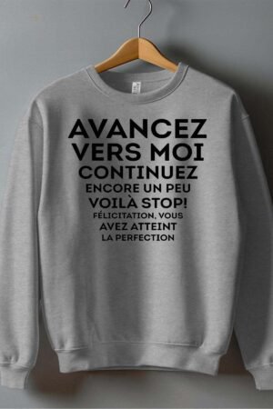 Atteint perfection - Sweat Col Rond Homme