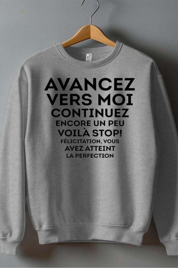 Atteint perfection - Sweat Col Rond Homme