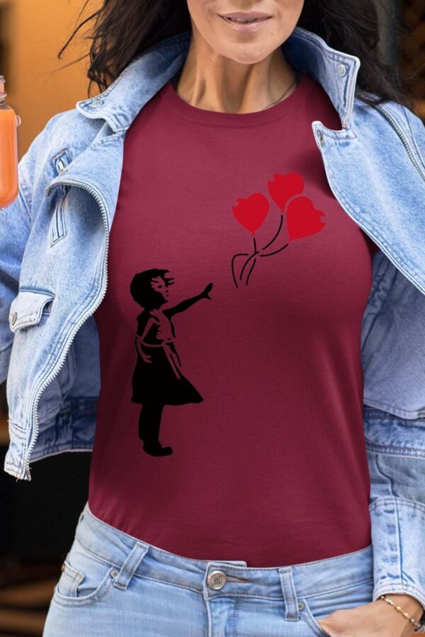 Ballon part  - Tshirt Femme