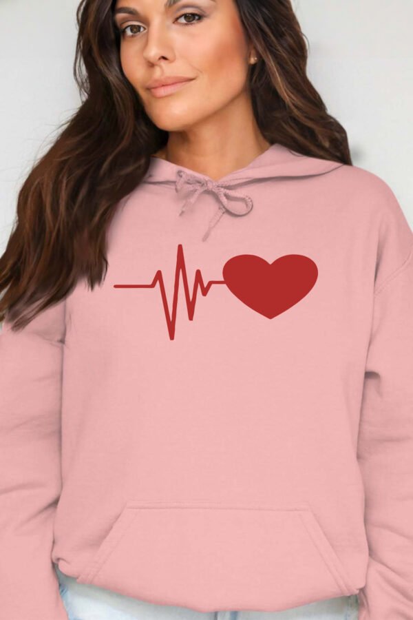 battement coeur  - Sweat Capuche Femme