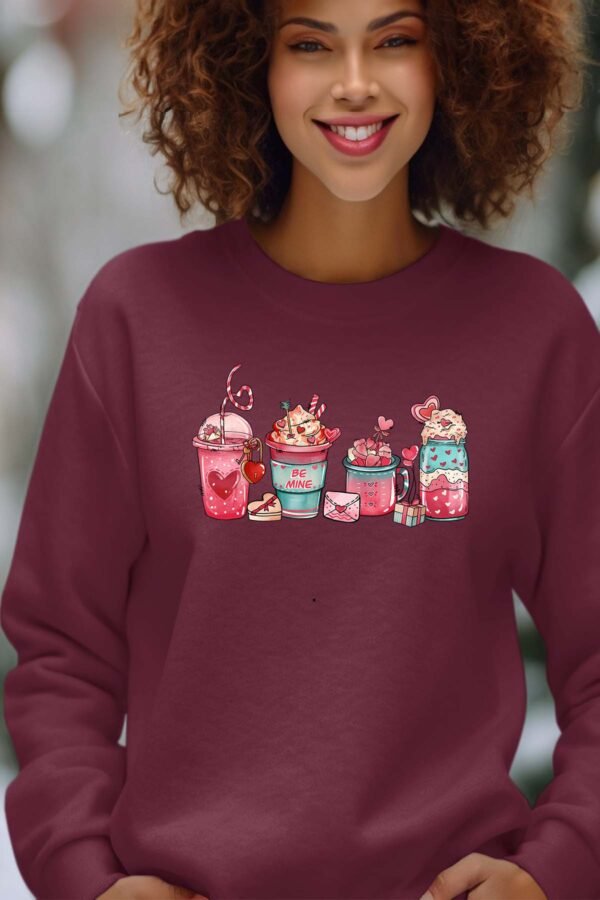 Sweat Col Rond Femme en Gros | Be mine coffee