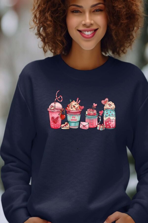 Sweat Col Rond Femme en Gros | Be mine coffee