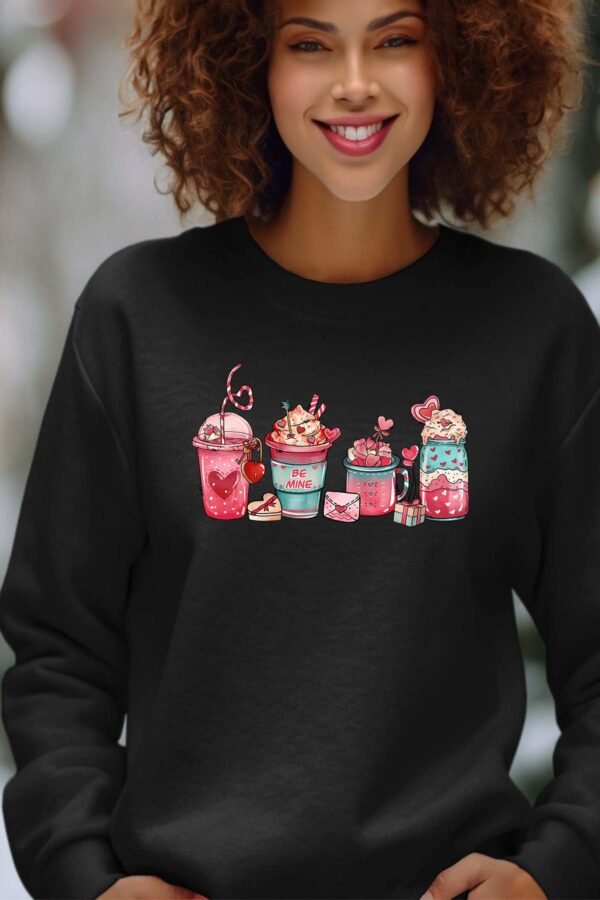 Sweat Col Rond Femme en Gros | Be mine coffee
