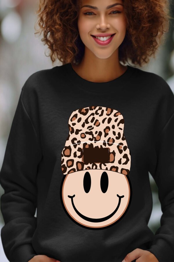 Sweat Col Rond Femme en Gros | beanie Sheetah