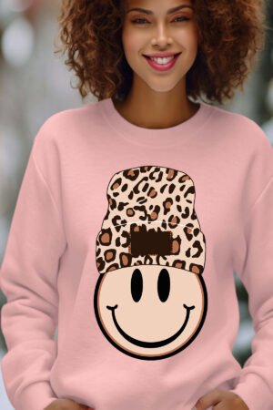 Sweat Col Rond Femme en Gros | beanie Sheetah