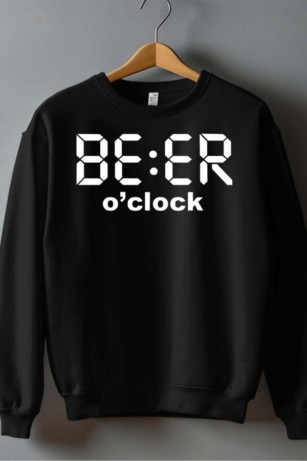 Beer a clock - Sweat Col Rond Homme