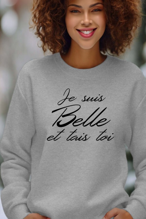Sweat Col Rond Femme en Gros | Belle tais toi
