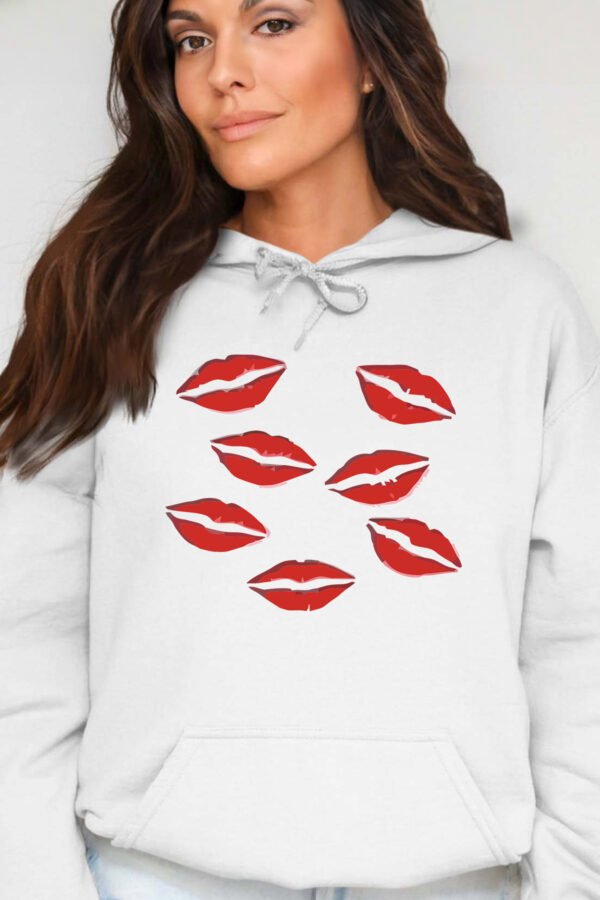 bisous petit  - Sweat Capuche Femme