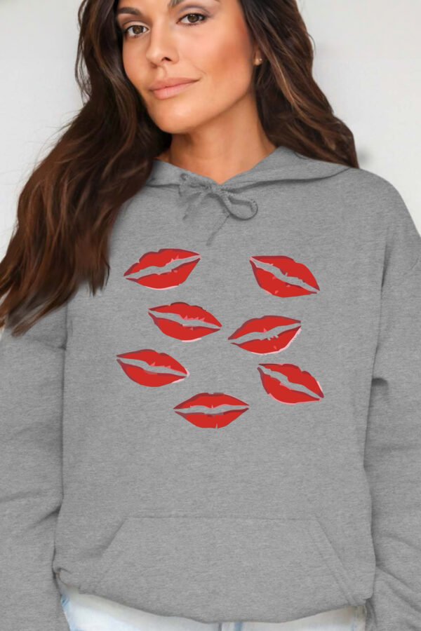 bisous petit  - Sweat Capuche Femme