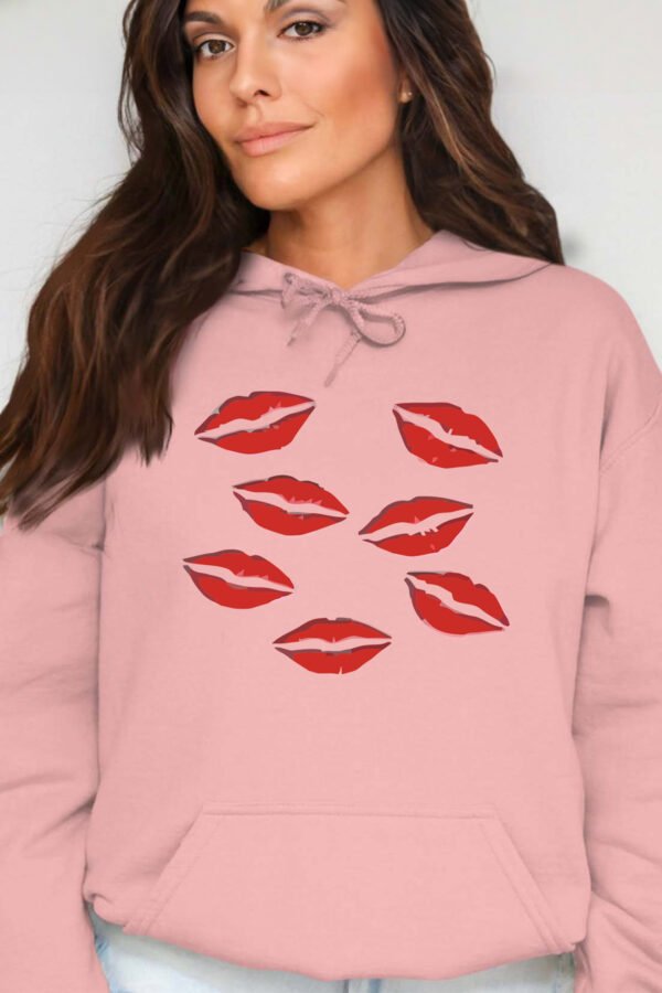 bisous petit  - Sweat Capuche Femme