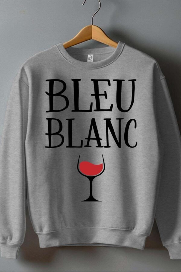 Bleu blanc verre - Sweat Col Rond Homme