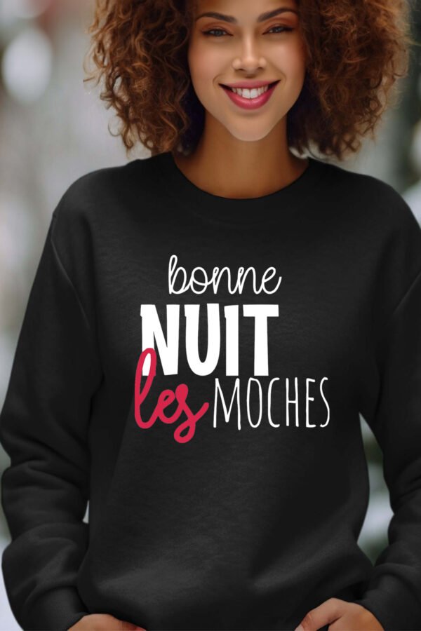 Sweat Col Rond Femme en Gros | Bonne nuit
