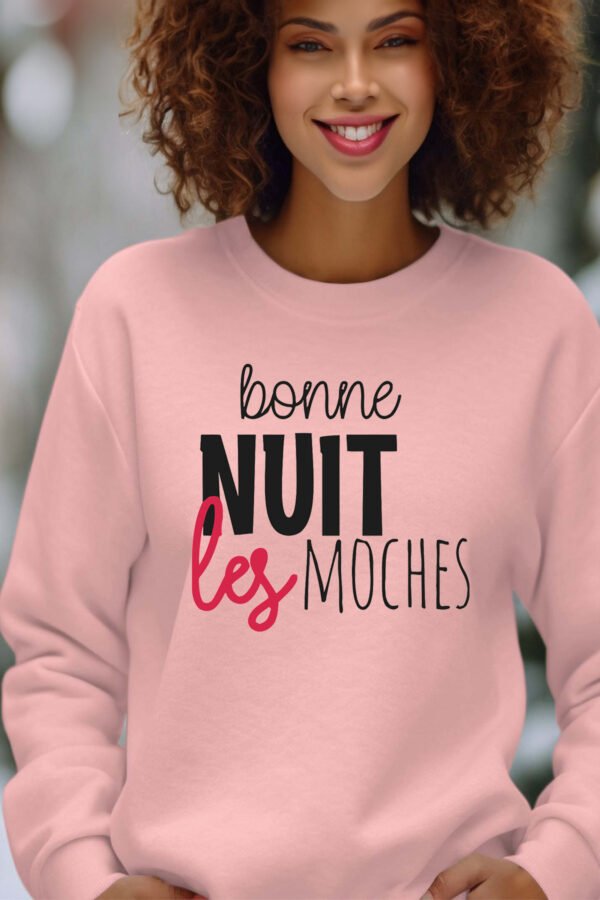 Sweat Col Rond Femme en Gros | Bonne nuit