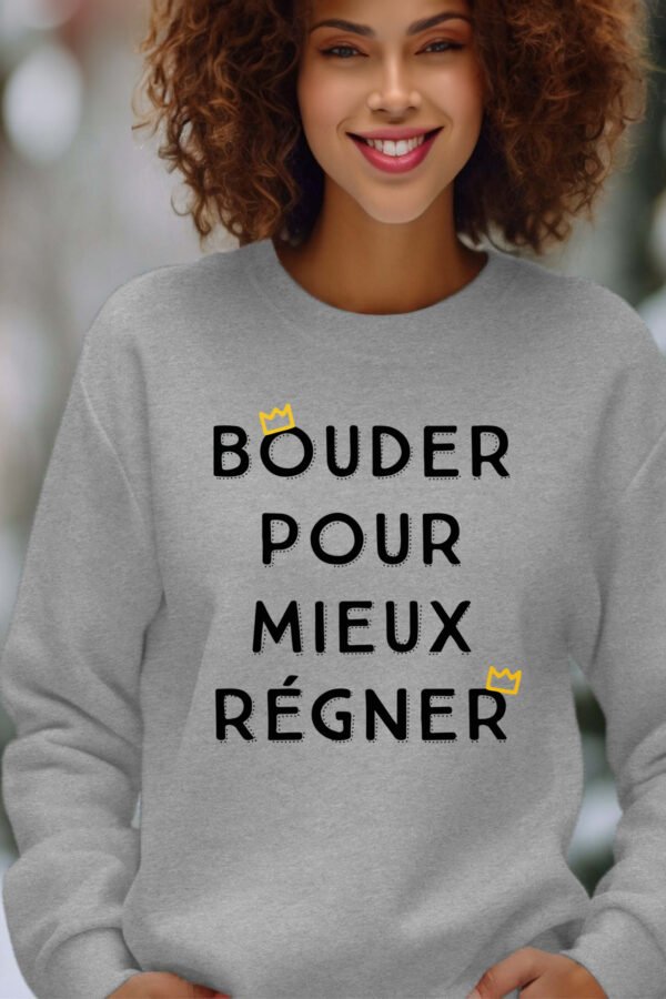 Sweat Col Rond Femme en Gros | Bouder régner