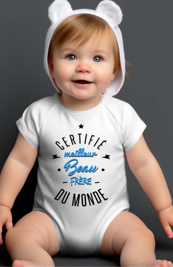 Certifié meilleur beau frère - Body bébé garçon