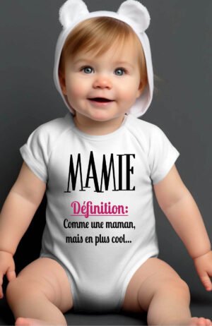def mamie - Body bébé garçon
