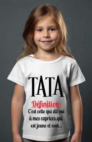 T-shirt Col Rond Fille - def tata