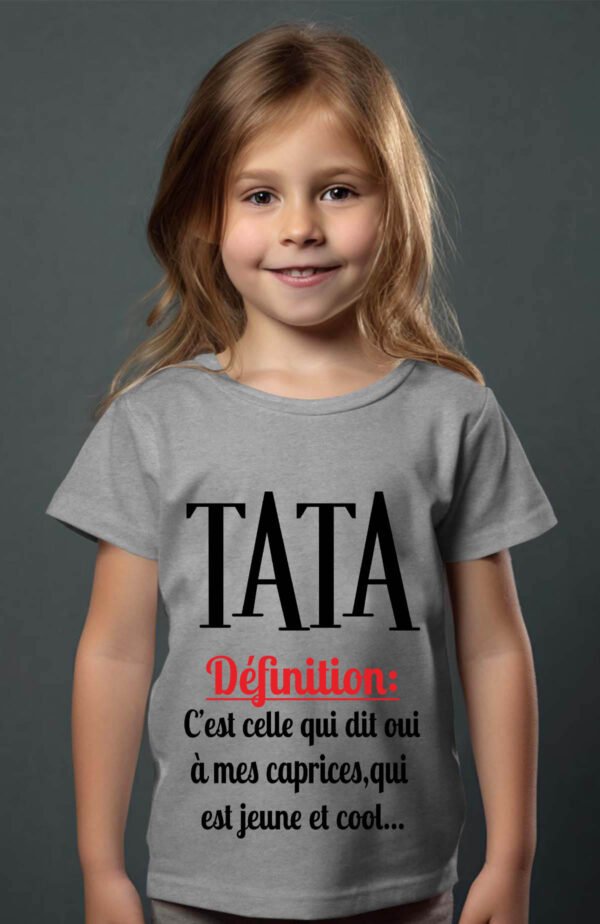 T-shirt Col Rond Fille - def tata