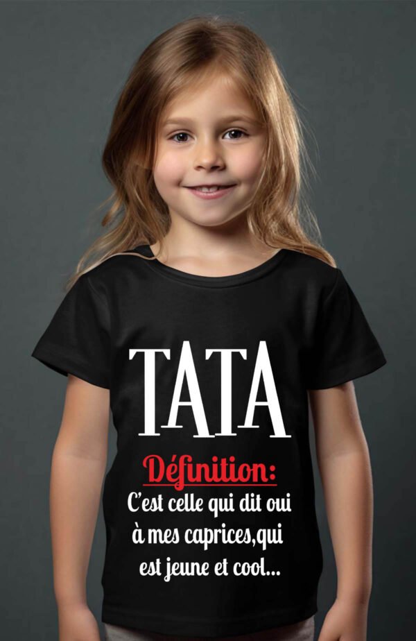 T-shirt Col Rond Fille - def tata