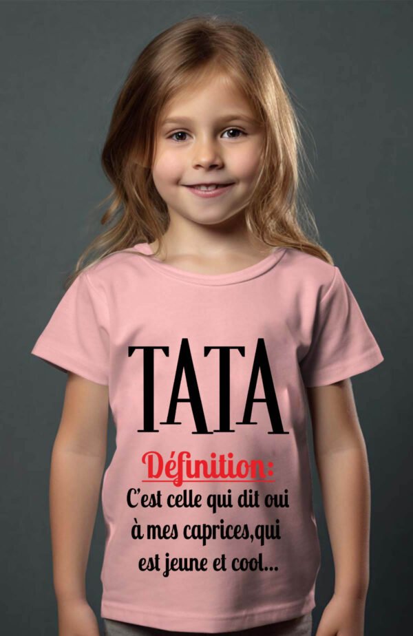 T-shirt Col Rond Fille - def tata