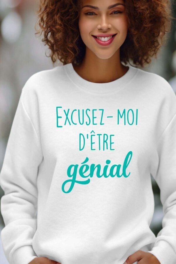 Sweat Col Rond Femme en Gros | Excusez génial