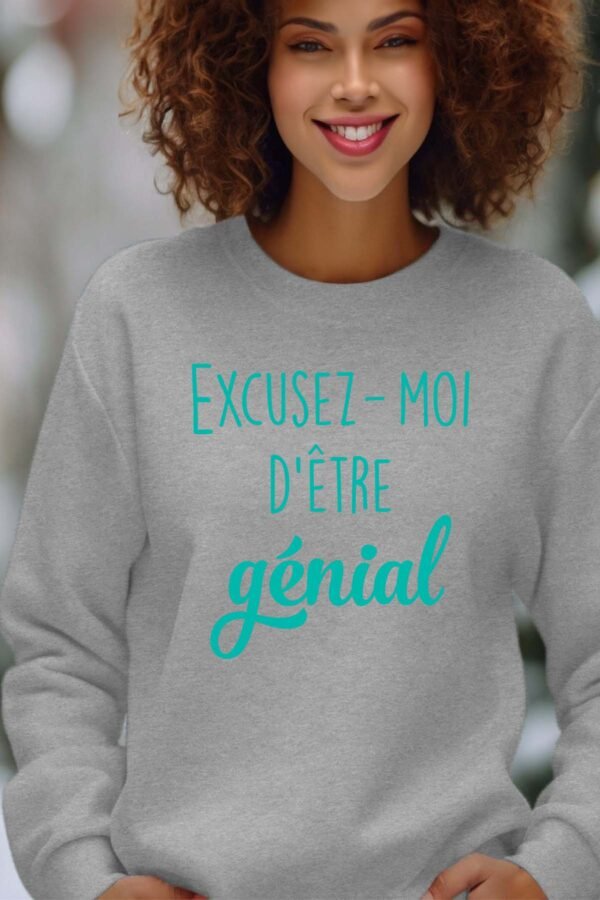 Sweat Col Rond Femme en Gros | Excusez génial