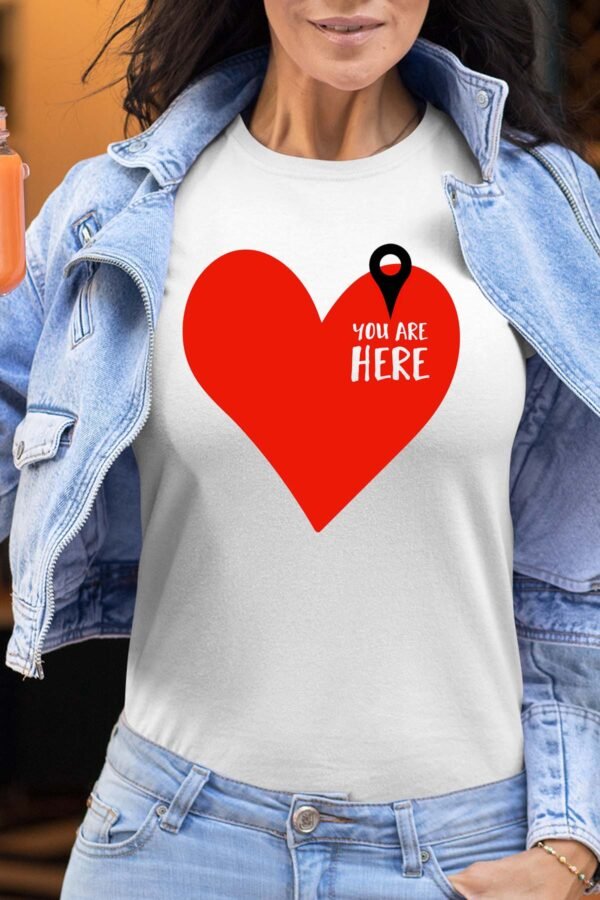 Here ds coeur - Tshirt Femme