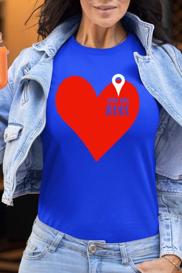 Here ds coeur - Tshirt Femme