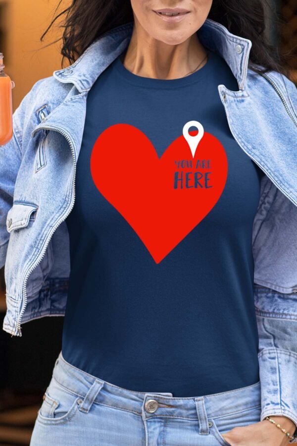 Here ds coeur - Tshirt Femme