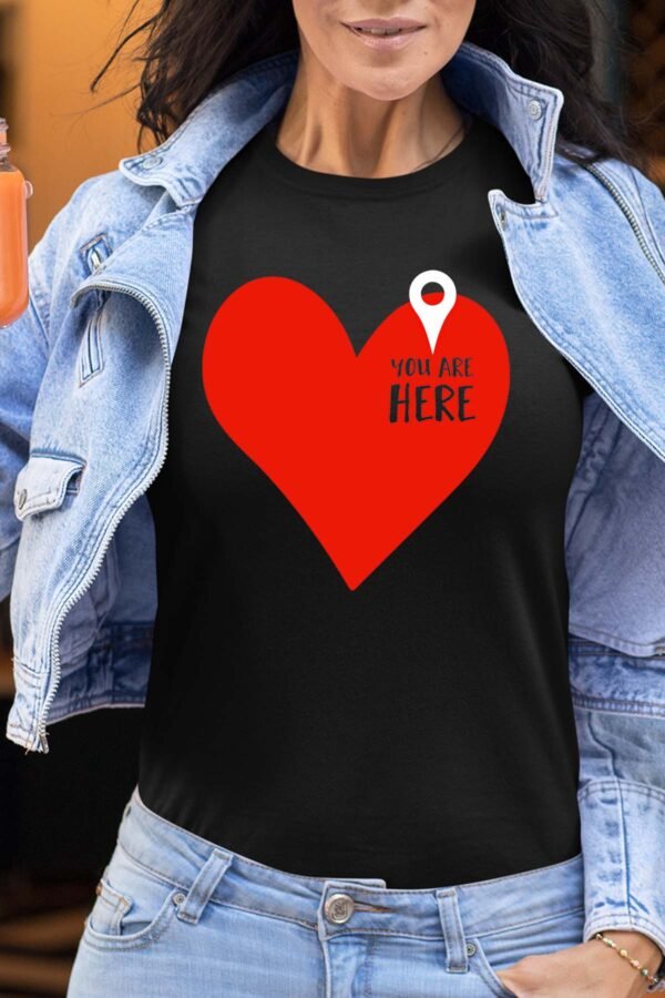 Here ds coeur - Tshirt Femme