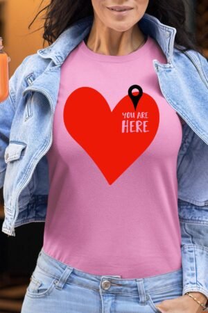 Here ds coeur - Tshirt Femme