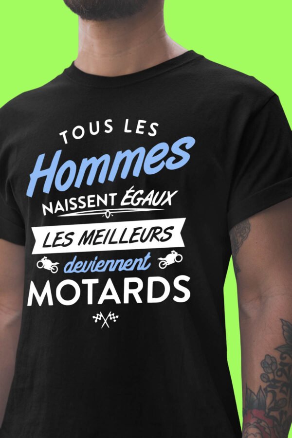 homme égaux meilleur motards - Tshirt Homme