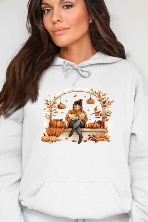 lecture autumn - Sweat Capuche Femme