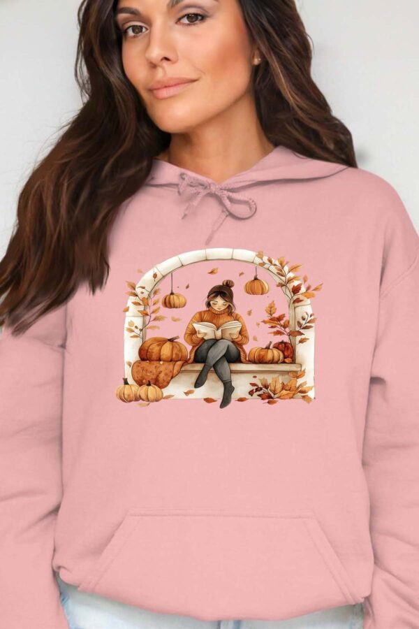 lecture autumn - Sweat Capuche Femme