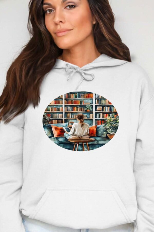 lecture cosy - Sweat Capuche Femme