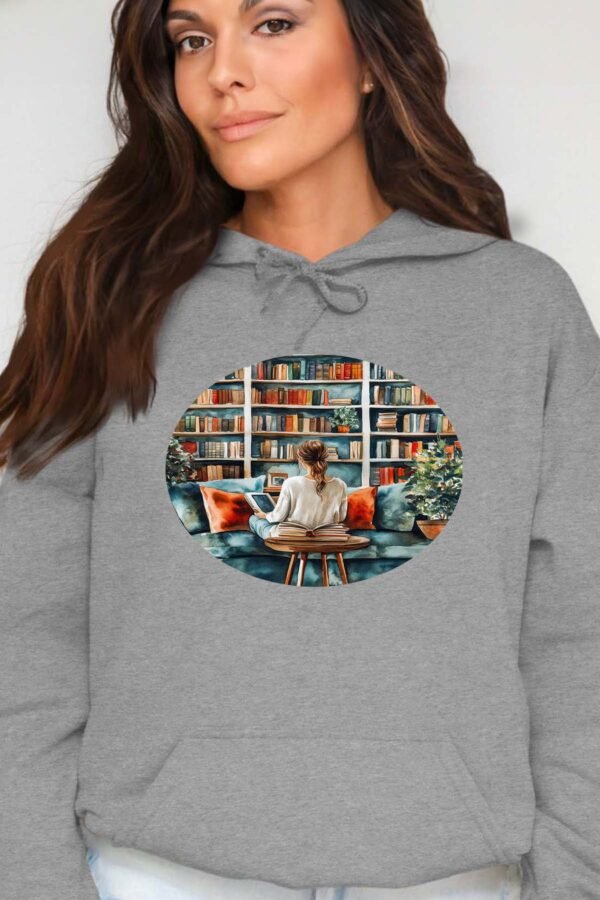 lecture cosy - Sweat Capuche Femme