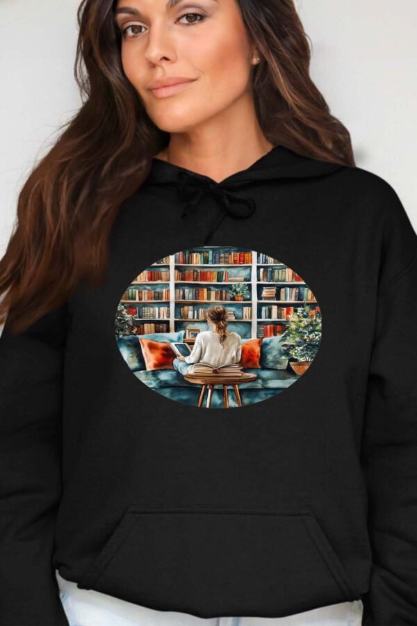 lecture cosy - Sweat Capuche Femme