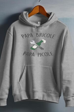 Papa bricole picole - Sweat capuche Homme