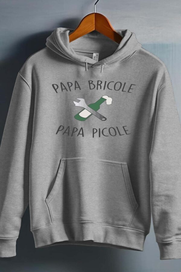 Papa bricole picole - Sweat capuche Homme