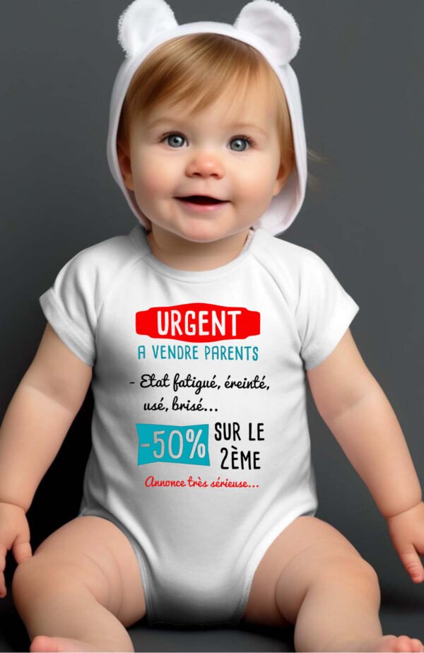 Urgent parents à vendre - Body Bébé Fille