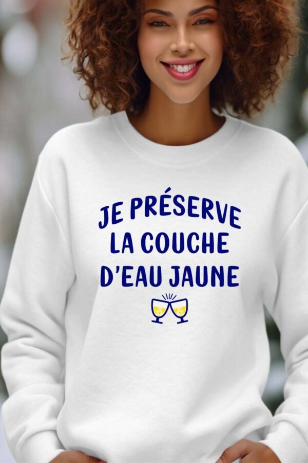 Sweat Col Rond Femme en Gros | Préserve eau jaune
