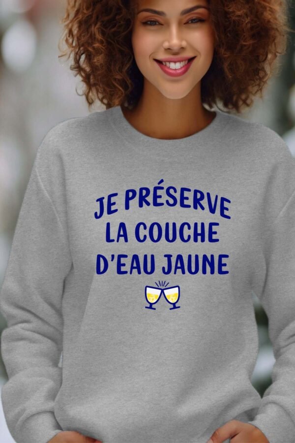 Sweat Col Rond Femme en Gros | Préserve eau jaune