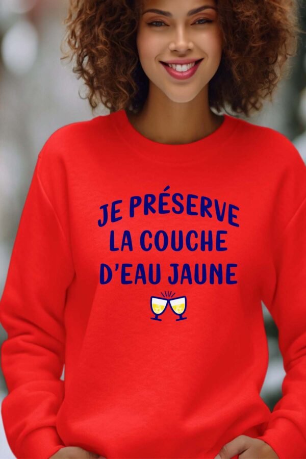 Sweat Col Rond Femme en Gros | Préserve eau jaune